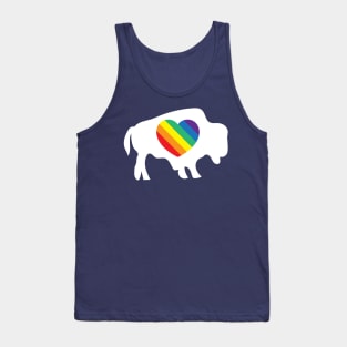 Buffalo Pride Week Rainbow Gay Pride Colors LGBTQ Ally Tank Top